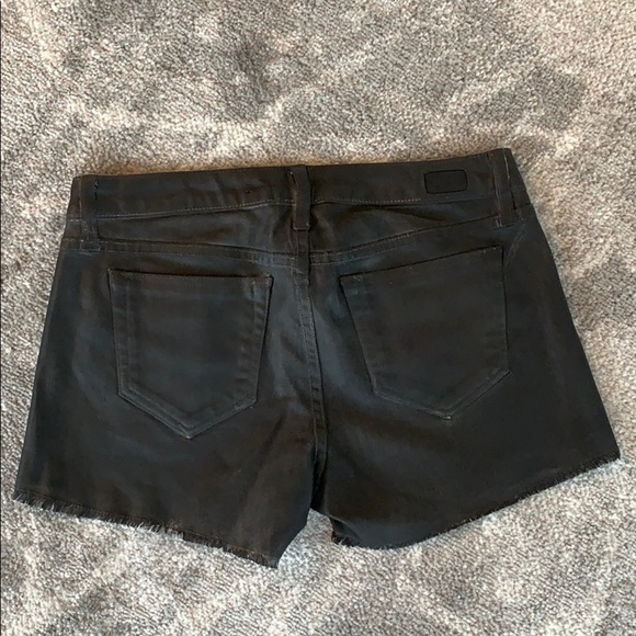Bleu Lab reversible coated black jean shorts - Picture 7 of 16